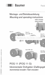 Baumer POG 11 Instrucciones de montaje y funcionamiento