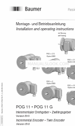 Baumer POG 11 G Instrukcja instalacji i obsługi