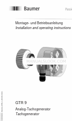 Baumer GTR9.16L/430 Manuale di installazione e istruzioni per l'uso