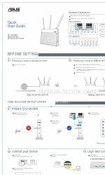 Asus RT-AC68U Manuales de inicio rápido