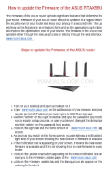 Asus RT-AX88U How To Update Firmware