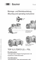 Baumer Hubner Berlin TDP0,2LT-1 Instructions de montage et d'utilisation