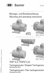 Baumer HUBNER TDP 0,2 Series Instruções de montagem e de utilização