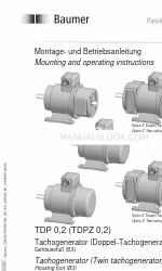 Baumer HUBNER TDP 0,2 Series Instruções de montagem e de utilização