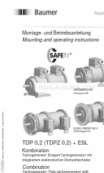 Baumer HUBNER TDPZ 0,2 Series Mounting And Operating Instructions