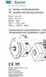 Baumer ITD 4 +KTD 3-2B10Y8 Series Kurulum ve Kullanım Talimatları Kılavuzu