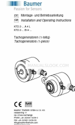 Baumer KTD 2-A 4 L Series Manuale di installazione e istruzioni per l'uso