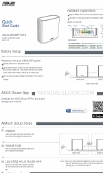 Asus ZenWiFi XT9 Hızlı Başlangıç Kılavuzu