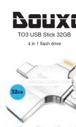 DOUXE TO3 USB Stick 32GB Gebrauchsanweisung