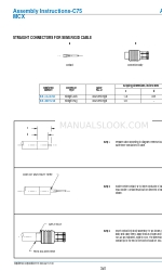 Amphenol 919-114J-51SX Instrucciones de montaje