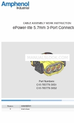 Amphenol ePower-lite C10-765779-3XS1 Manual de instruções