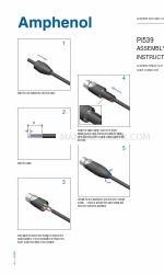 Amphenol PI539 Petunjuk Perakitan