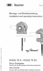 Baumer HOGS 75 K Installation And Operating Manual