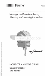 Baumer HOGS 75 K Mounting And Operating Instructions