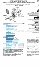 Dover PSG BLACKMERMLX4B Instructions d'installation, d'utilisation et d'entretien