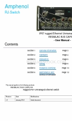 Amphenol RESMLAC 8US CAPS SX ユーザーマニュアル