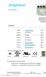 Amphenol RJS-5ES Series Benutzerhandbuch