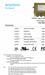 Amphenol RJSBKN-8UG1-DG90 Manual del usuario