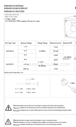 Comax A105.024.2 Instrukcja instalacji