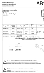 Comax AB105R.012.2 Manuale di installazione