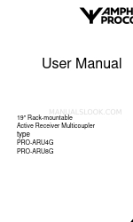 Amphenol Procom PRO-ARU4G Manuel de l'utilisateur