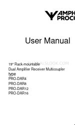 Amphenol Procom PRO-DAR8 Manual del usuario