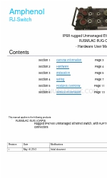 Amphenol Socapex RJSMLAC 8UG CAPS Руководство пользователя аппаратного обеспечения