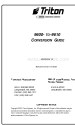 Dover Triton 9610 Conversion Manual