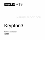 Amphion Krypton3 Panduan Referensi