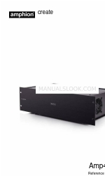 Amphion Amp400.8 Referans Kılavuzu