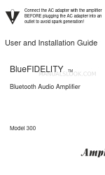 Amphony 300 BlueFIDELITY Manual de uso e instalación