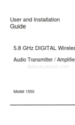 Amphony 1550 Benutzer- und Installationshandbuch