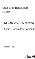 Amphony L1520 Manuel d'utilisation et d'installation