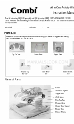 Combi All in One Activity Walker Manuale di istruzioni