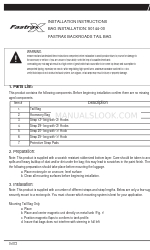 Dowco Fastrax 50144-00 Instruções de instalação