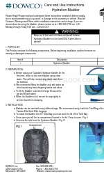 Dowco Hydration Bladder Инструкции по уходу и использованию