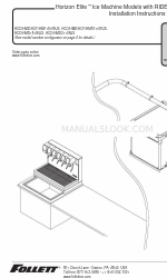 Follett Horizon Elite 1810 Series Manual de instruções de instalação