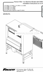 Follett Horizon Elite Chewblet H C1010ABS Series Handleiding voor installatie-instructies