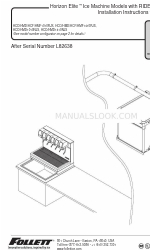 Follett Horizon Elite Chewblet HCD1010NBS Manuel d'instructions d'installation