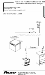 Follett Horizon Elite Chewblet HCD1010RMS Instrukcja instalacji