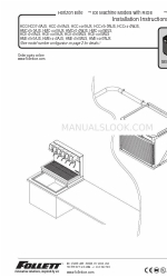 Follett Horizon Elite HCC1010AJS Manuel d'instructions d'installation