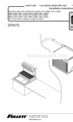 Follett Horizon Elite HCC1010AJS Manuel d'instructions d'installation