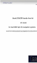 Caraudio-Systems blueLOGiC BT-AU02 Podręcznik