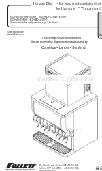 Follett Horizon Elite HCD1010NHT Manual de instrucciones de instalación