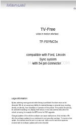 Caraudio-Systems TV-Free TF-FSYNC54 Handmatig