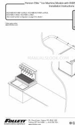 Follett Horizon Elite HCD1410RJS Manual de instrucciones de instalación