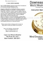 Downeaster Wind & Weather Medallion Series Kullanım Kılavuzu