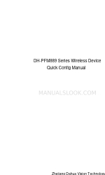 Dahua DH-PFM889 Series Manuale rapido