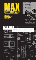 Downee MAX GATE HARDWARE DPLLEVER Manuel de démarrage rapide