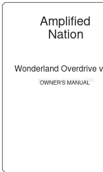 Amplified Nation Wonderland OD 50 V2 Instrukcja obsługi